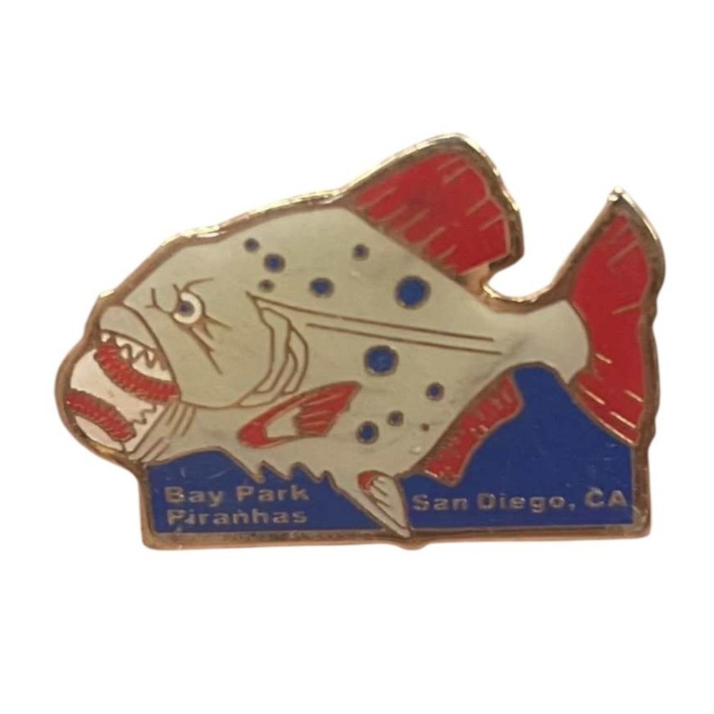 Cooperstown Dreams Park Trading Pins San Diego CA Bay Park Piranhas Pin